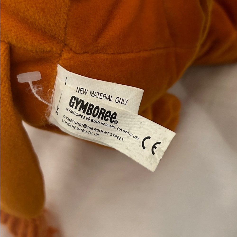 Gymboree Orange Lion Hand Puppet Plush Stuffed Toy Yarn Mane 11" (2003) - Picture 5 of 5